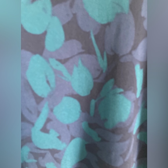 Croft & Barrow Teal Blue 💚💙V-Neck 3/4 Sleeve Blouse size XL 💙💚 - Picture 7 of 8